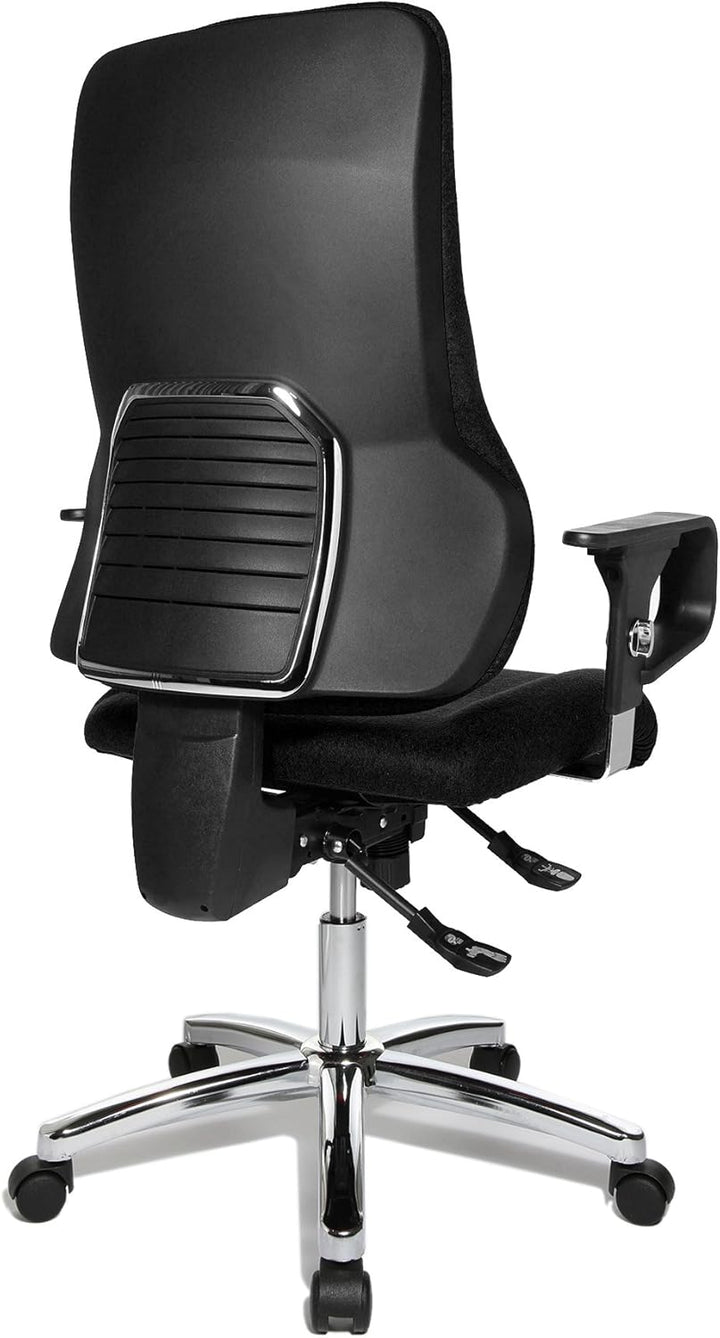 Topstar Sitness 55, Fitness-Drehstuhl, Bürostuhl, Schreibtischstuhl, inkl. höhenverstellbare Armlehn