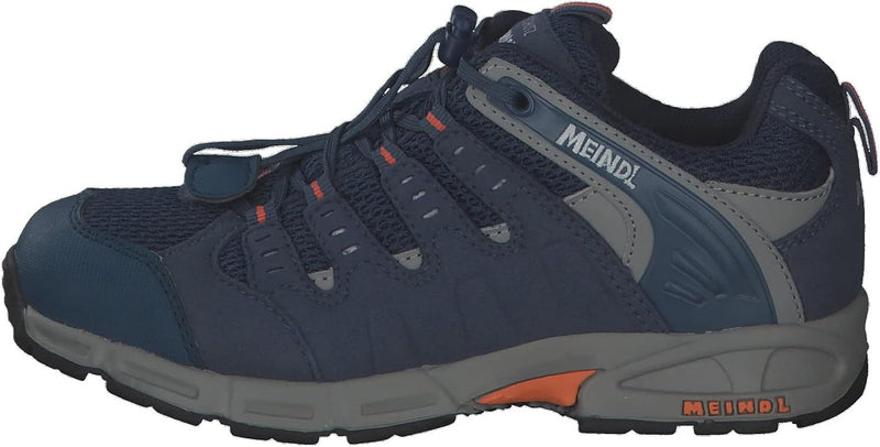 Meindl Herren Nebraska Trekking-& Wanderhalbschuhe 38 EU Navy Orange, 38 EU Navy Orange