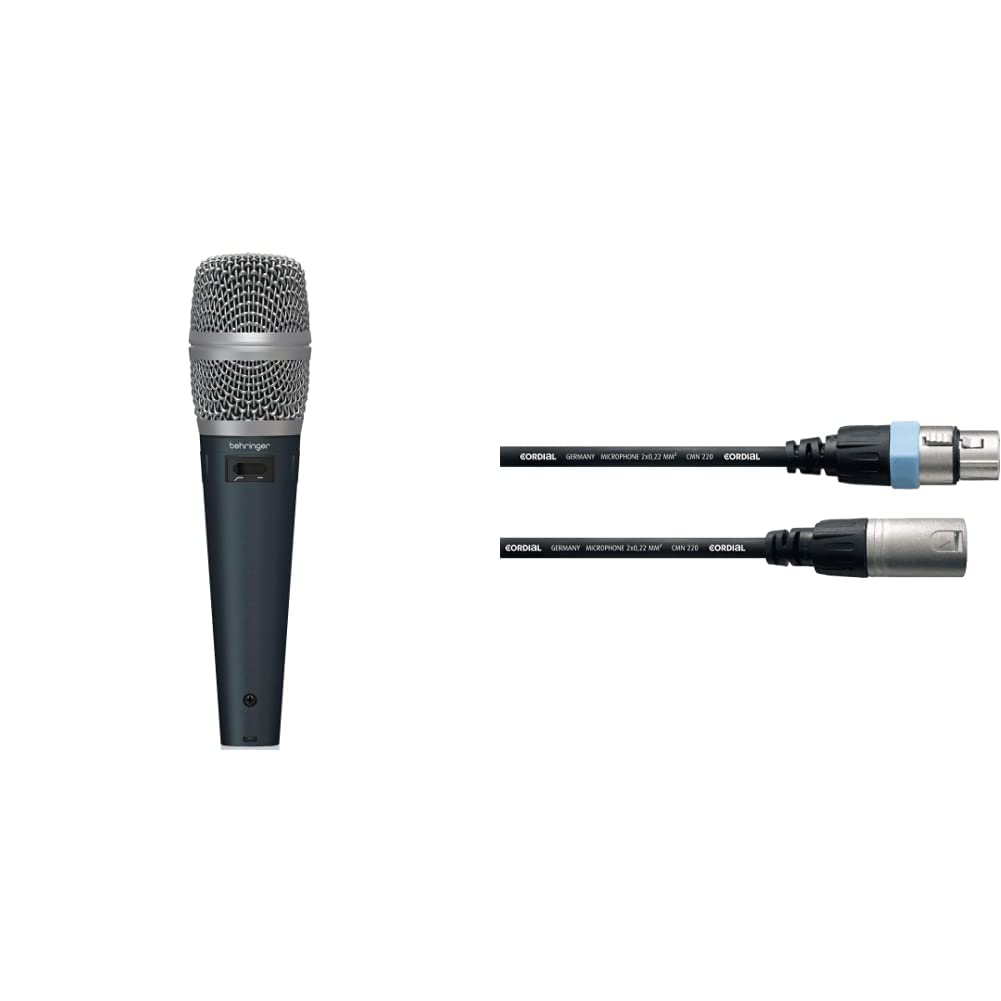 Behringer SB 78A & Cordial XLR-Mikrofonkabel 5 m SB 78A Bundle mit Mikrofonkabel 5 m, SB 78A Bundle