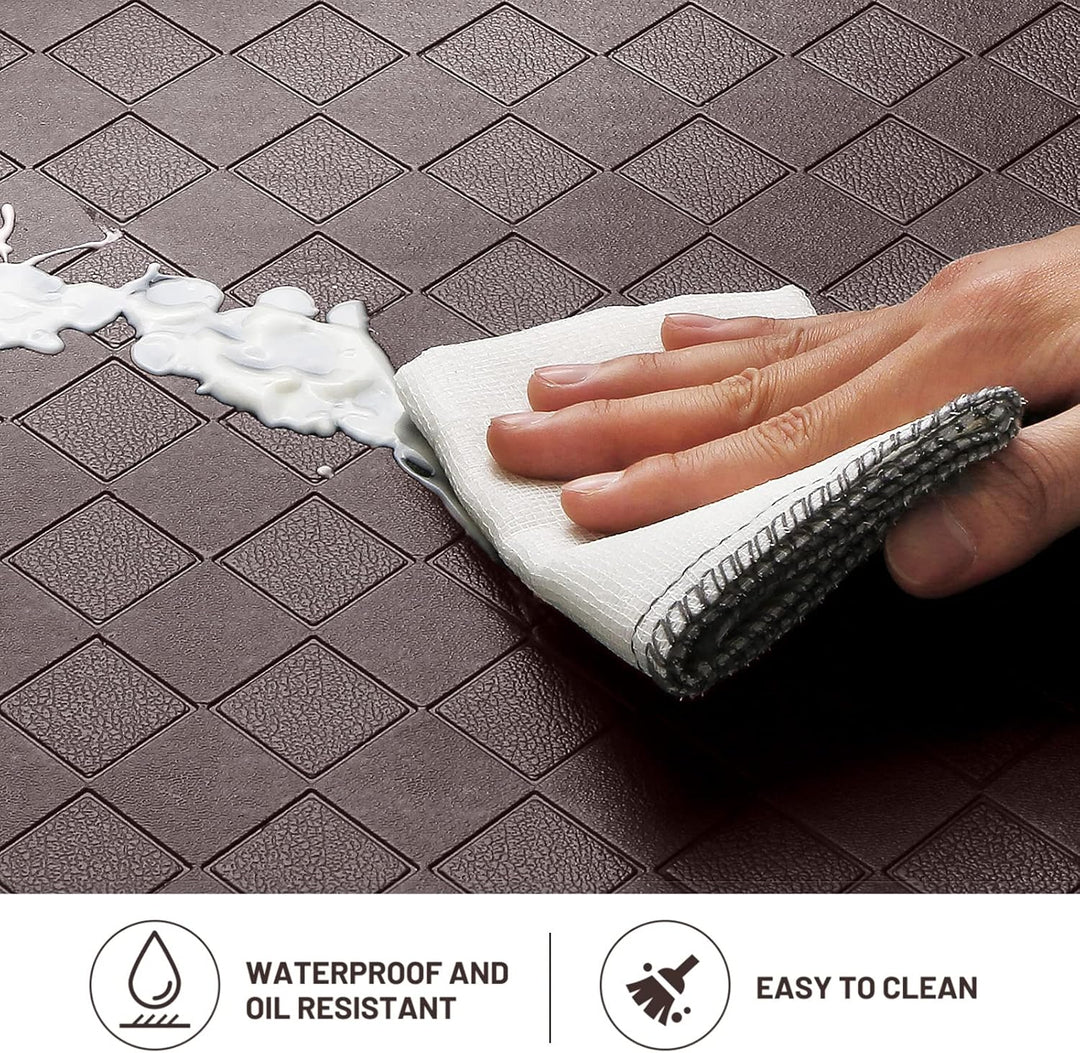 HappyTrends Küchenmatte, gepolstert, Anti-Müdigkeitsmatte, 43,9 x 152,4 cm, dick, wasserdicht, rutsc
