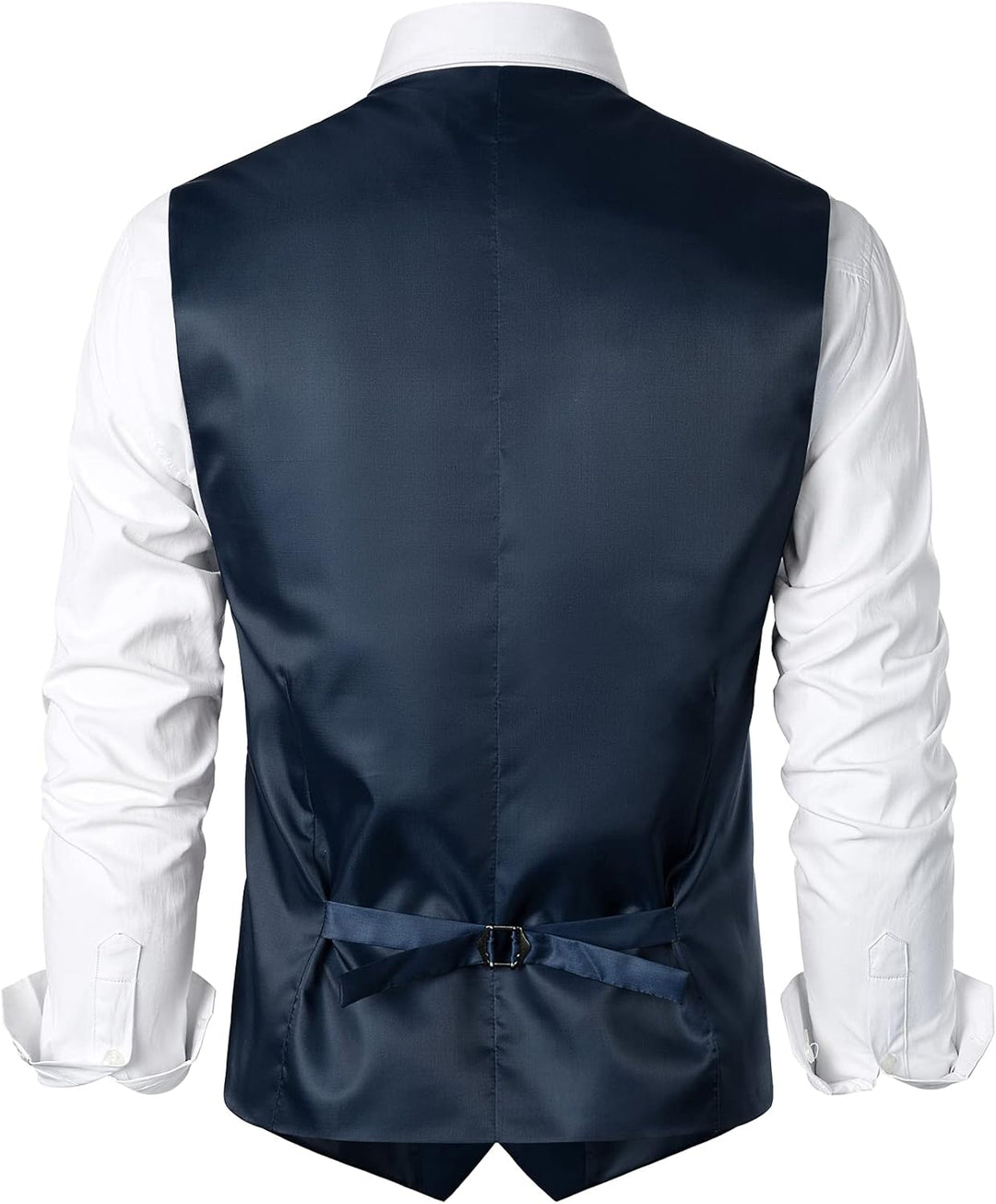 PARKLEES Herren Hipster Urban Design Business formelle Weste Slim Fit Anzug Smoking Kleid Weste L Na