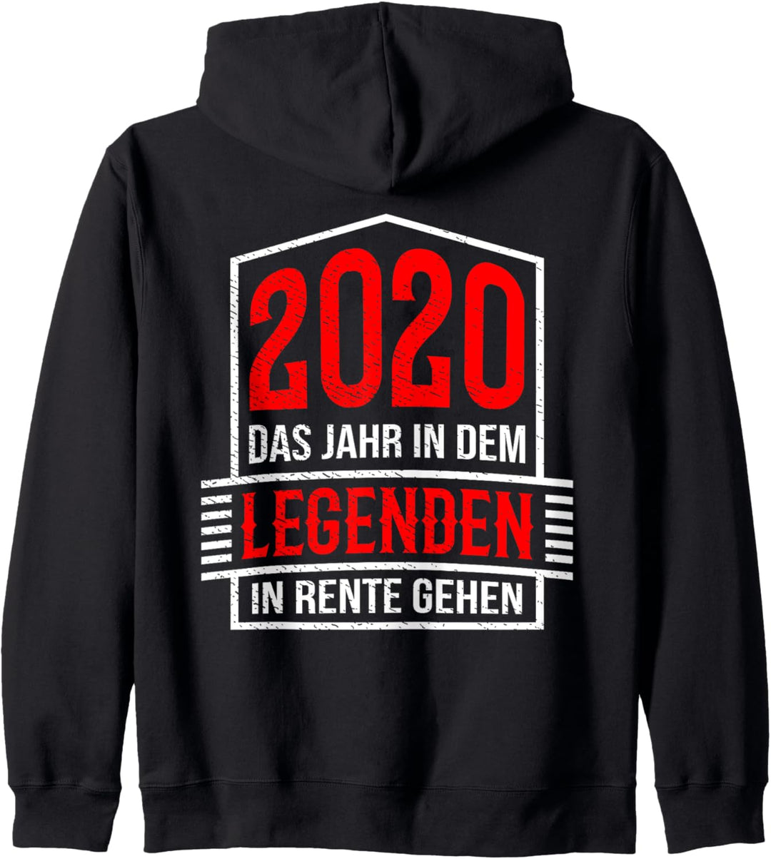 2020 Das Jahr in dem Legenden in Rente gehen - Geschenk Fun Kapuzenjacke