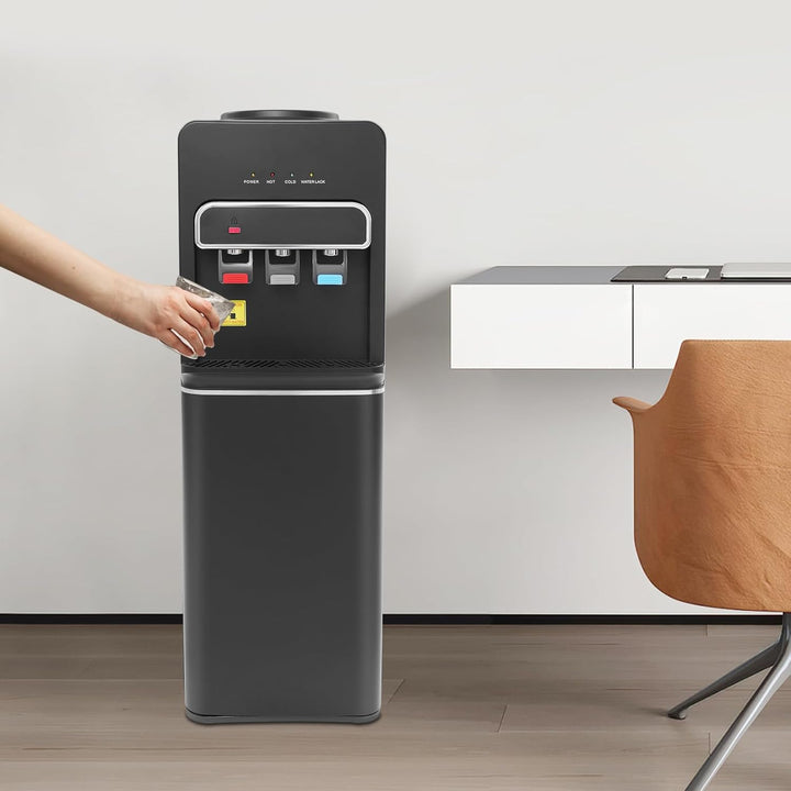 550W Bodenstehender Wasserspender mit Bodenbeladung, Kalt Heiss Doppelfunktion Elektrisch Heisswasse