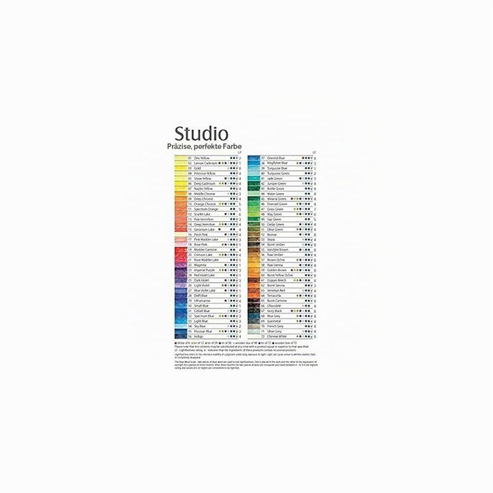 Derwent Studio Buntstifte, Zeichnen & Ausmalen, 12er-Set, Ideal für Illustrationen & Detaillierung,