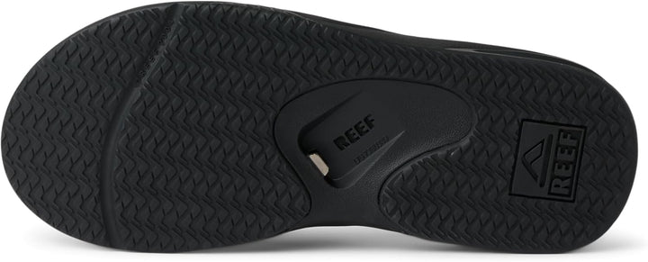 Reef Herren Fanning Zehentrenner 36 EU Schwarz All Black Alb, 36 EU Schwarz All Black Alb