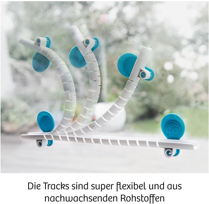 KOSMOS 617288 Gecko Run - Starter-Set, Starter Set, Erweiterbare Kugelbahn für Kinder, Vertikale Kug