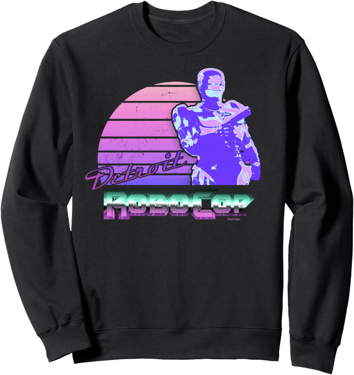 RoboCop Detroit Retro Style Portrait Sweatshirt
