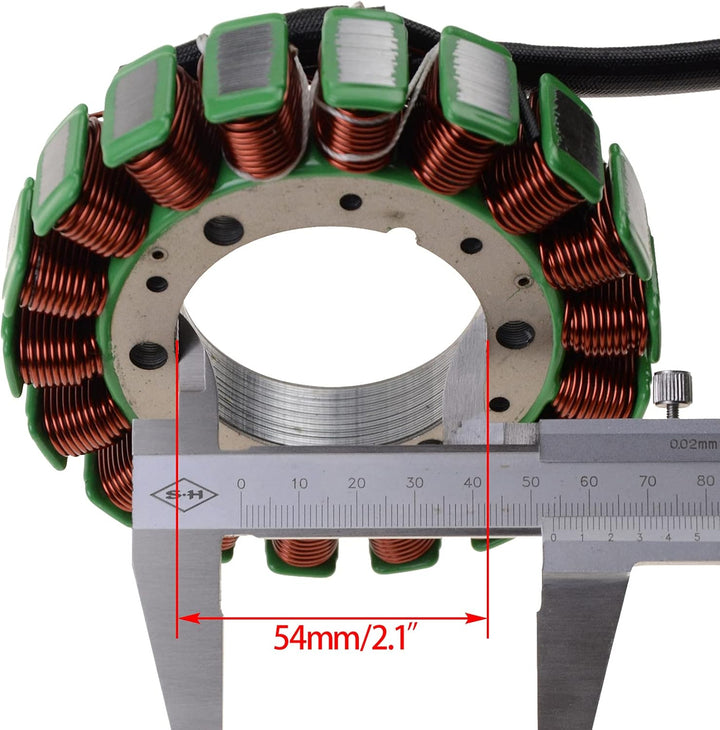 WOOSTAR 18 Spule Magneto Stator Ersatz für XV1100 1986-1999 XV700 XV750 1TA-81410-20 4PP-81410-00 1R