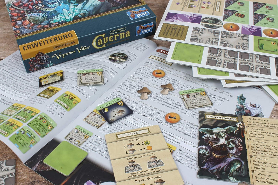 Lookout | Caverna – Die vergessenen Völker | Erweiterung | Expertenspiel | Brettspiel | 1-7 Spieler