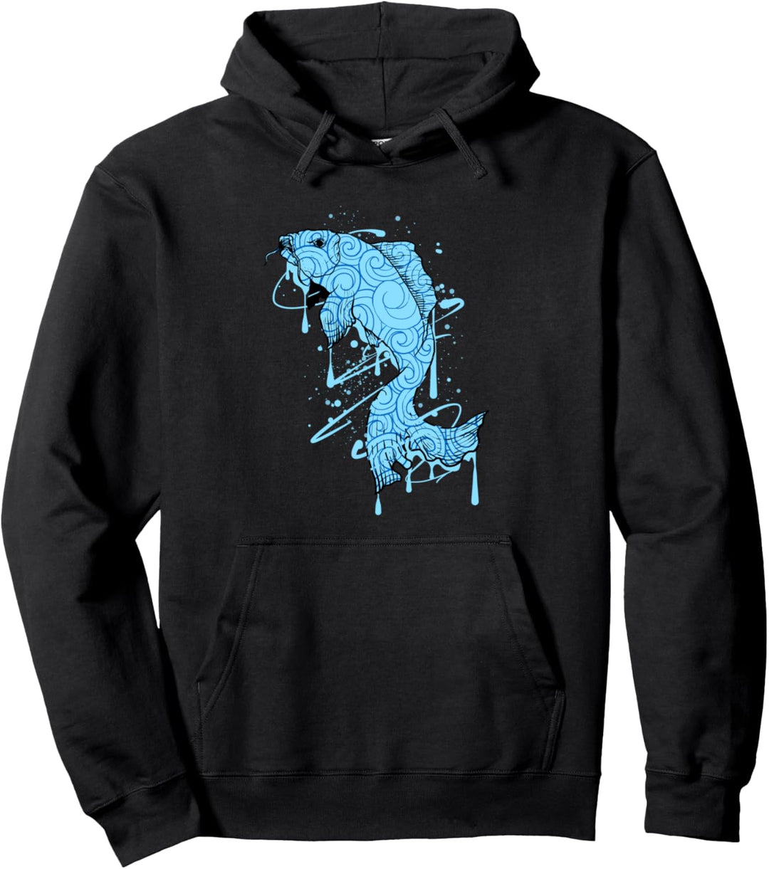 Asiatischer Koi Fisch Koi Teich Pullover Hoodie