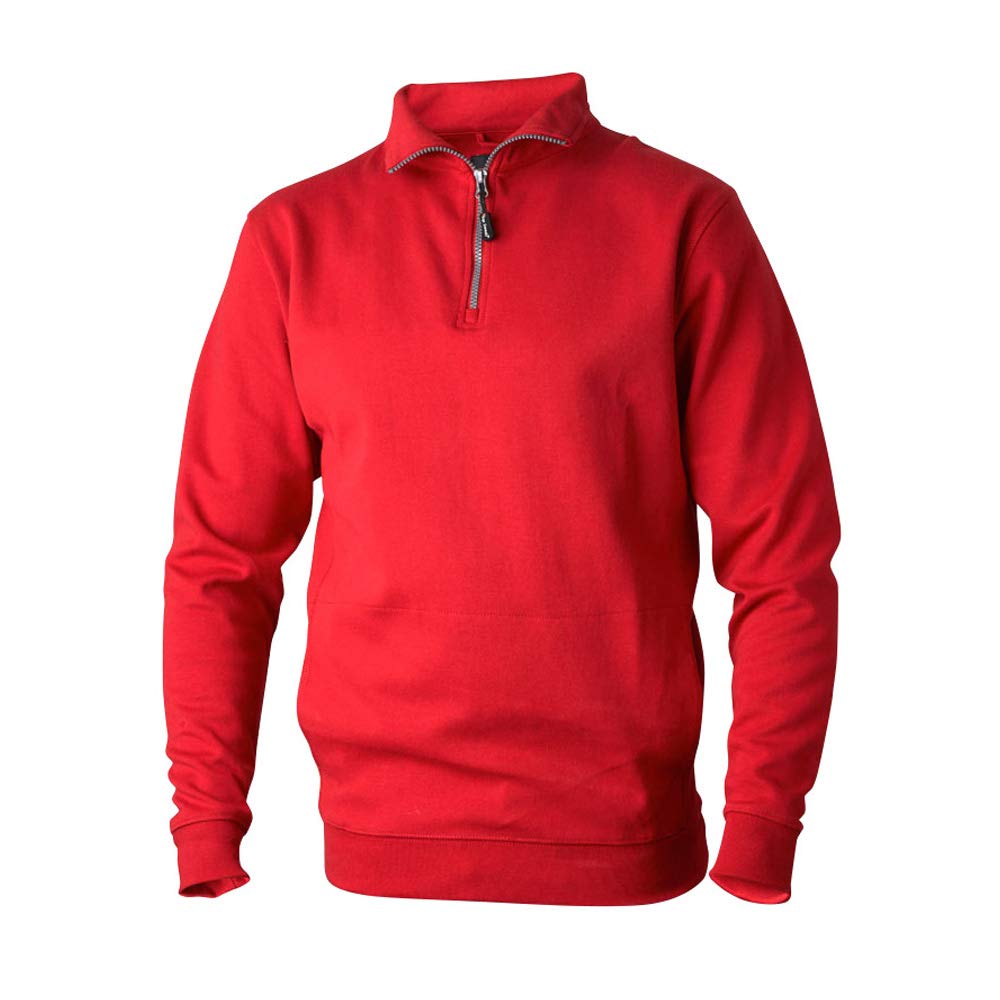 Top Swede 0102-03-06 Modell 0102 Zip Sweatshirt, Rot, Grösse L