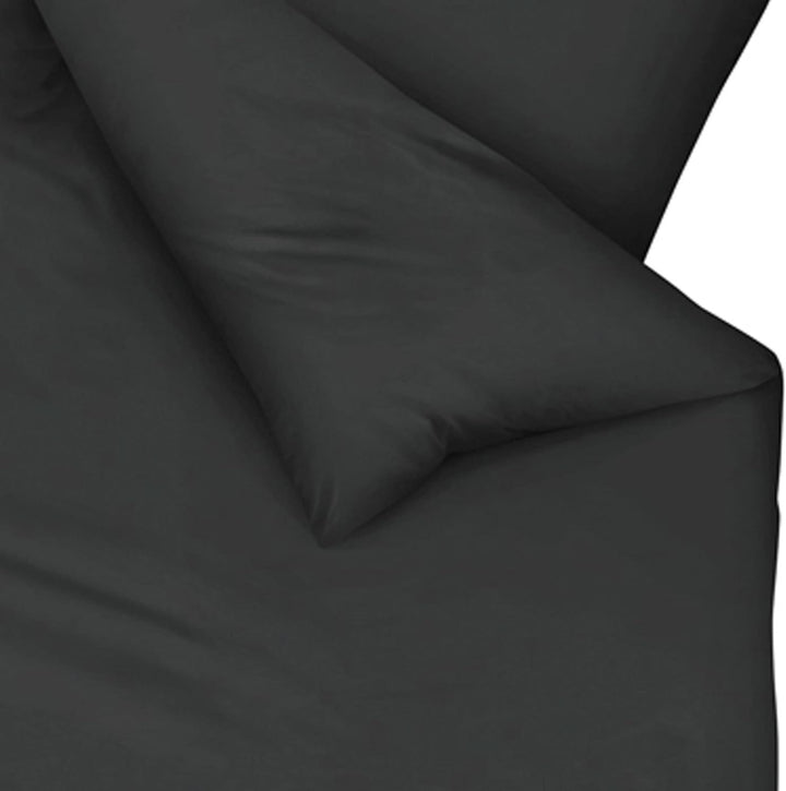 Kaeppel Satin-Bettwäsche Uni | Titanium - 155 x 220