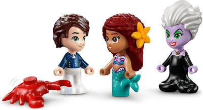 LEGO Disney Prinzessin Die kleine Meerjungfrau Märchenbuch Spielzeug zum Bauen für Kinder, Mädchen u