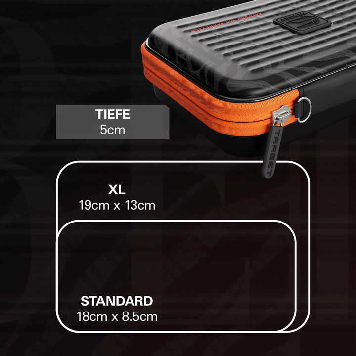 Target Darts Raymond Van Barneveld Ghost Series XL Takoma Wallet Regular – Dartkoffer schwarz/weiss