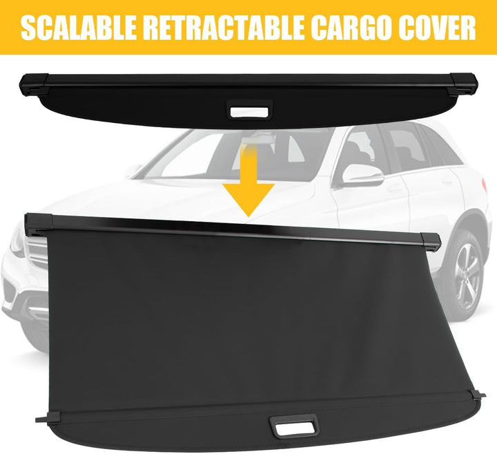 OREALTOOL Laderaumabdeckung Kofferraum Schutz Abdeckung Cargo Cover für Mercedes-Benz Klasse GLC 201