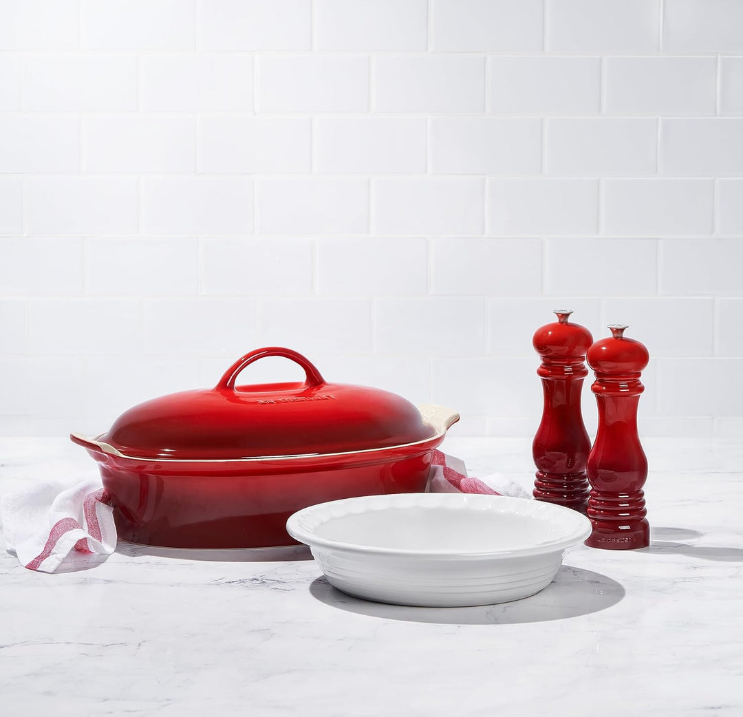 Le Creuset Pfeffermühle, ABS-Kunststoff, 6,2 x 6,2 x 20,8 cm, Keramik-Mahlwerk, Kirschrot, 960019000