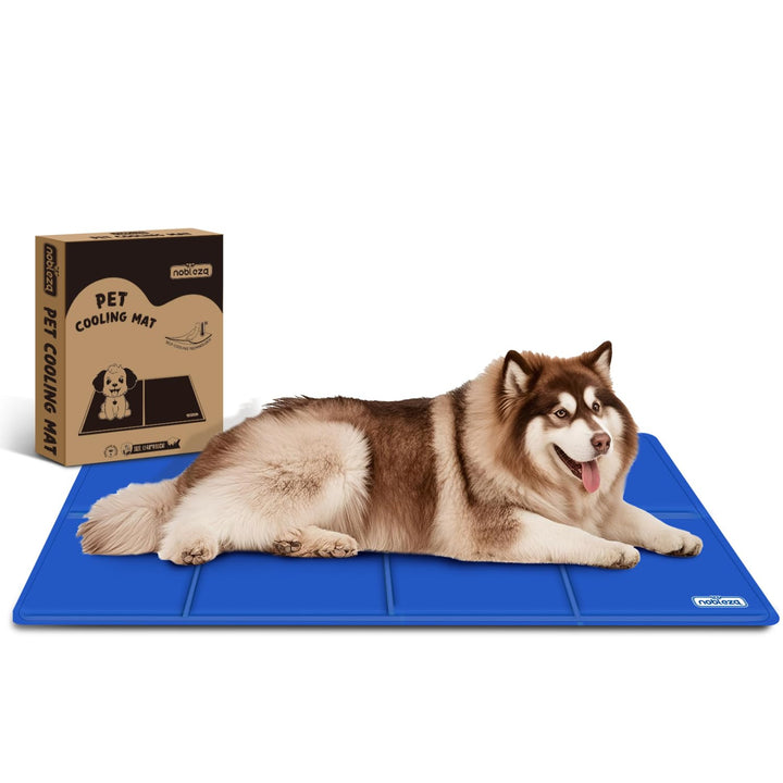 Nobleza Kühlmatte Hunde Extra Gross, 140 * 90cm, Kühldecke Selbstkühlend Ungiftige Gelauflagen, Kühl