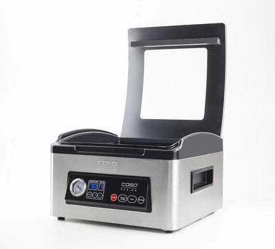 Caso 1418 VacuChef 70 - Kammervakuumierer aus Edelstahl, starke Vakuumpumpe 70 Liter/Minute & 1219 P