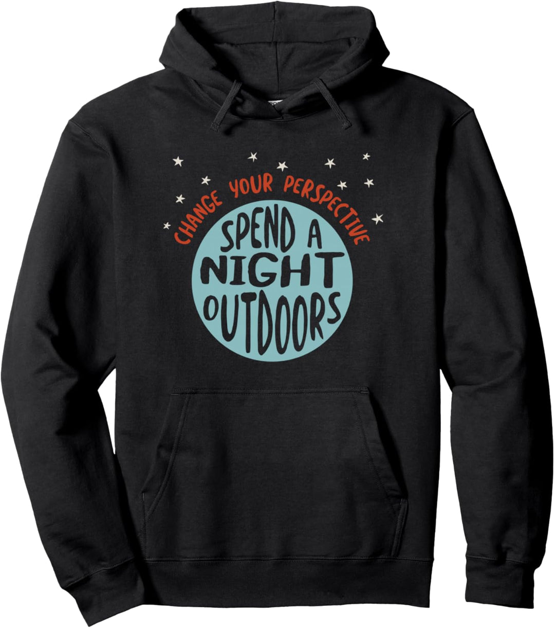 Camping Phrase, Camper, Camping Pullover Hoodie