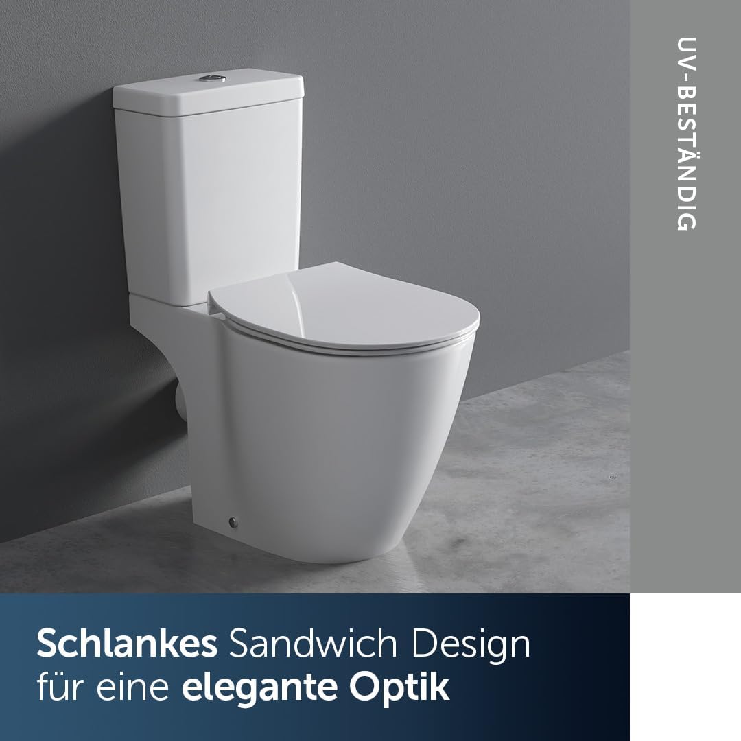 Ideal Standard E772301 Connect WC-Sitz, Flat Flat ohne