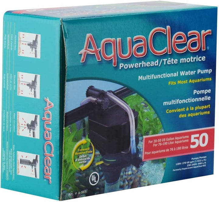 AquaClear A565 Powerhead 50 als Boden-, Schnell- oder Biofilter sowie als Umwälzpumpe einsetzbar, fü