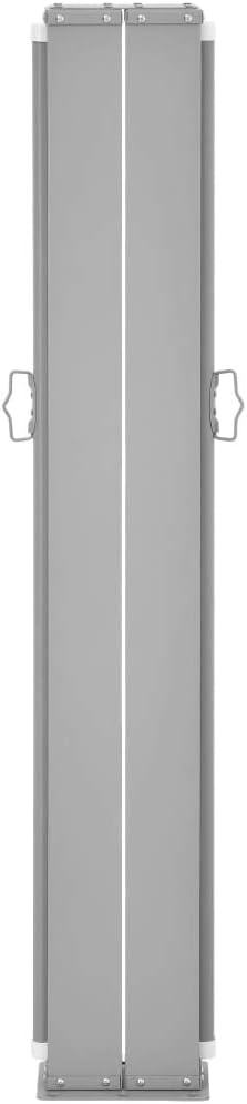 puraday 100x1000 cm Ausziehbare Seitenmarkise Creme Terrassen-Sichtschutz Stilvolle Seitenmarkise Si