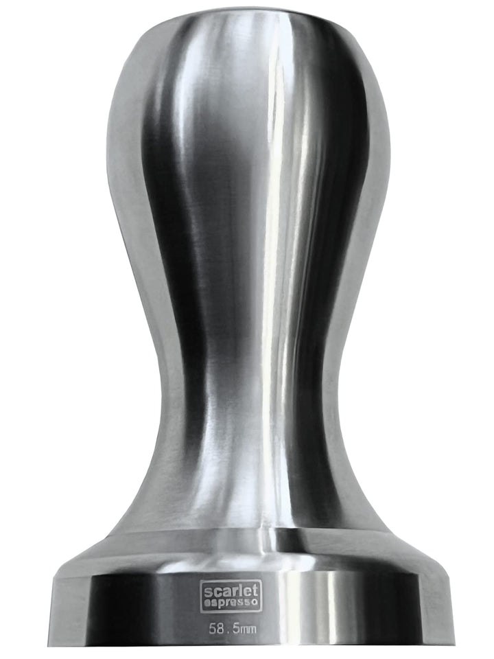 scarlet espresso | Tamper »Solido Affilato« inox sharp edge CNC präzisionsgefertigt, Edelstahl, mass
