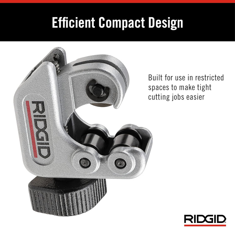 RIDGID 40617 Modell 101 Mini-Rohrabschneider für beengte Arbeitsbereiche, Rohrabschneider von 6 mm b