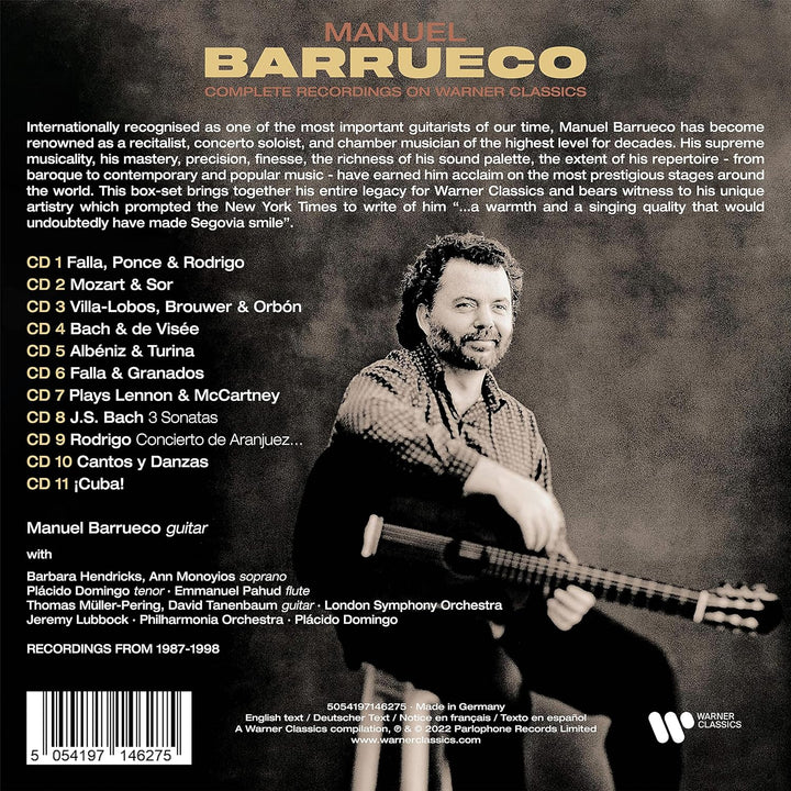 Barrueco-Compl.Recordings on Warner Classics, Audio-CD