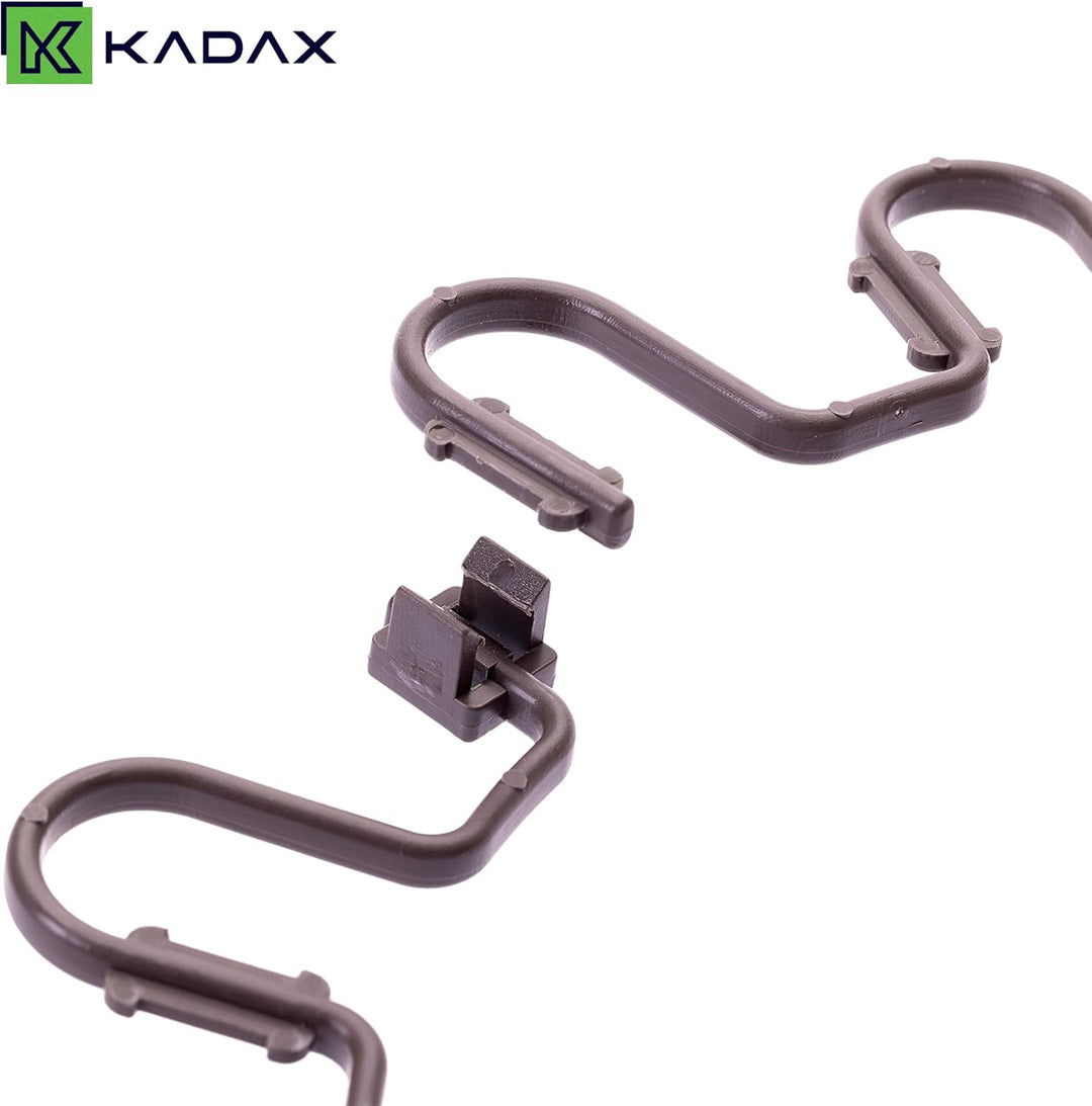 KADAX Staudenhalter Rund Ø 21 cm im 20er Set, Pflanzenhalter aus Kunststoff, Pflanzenstütze, Stauden