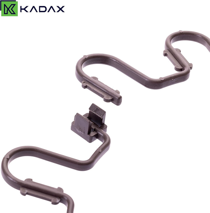 KADAX Staudenhalter Rund Ø 21 cm im 20er Set, Pflanzenhalter aus Kunststoff, Pflanzenstütze, Stauden