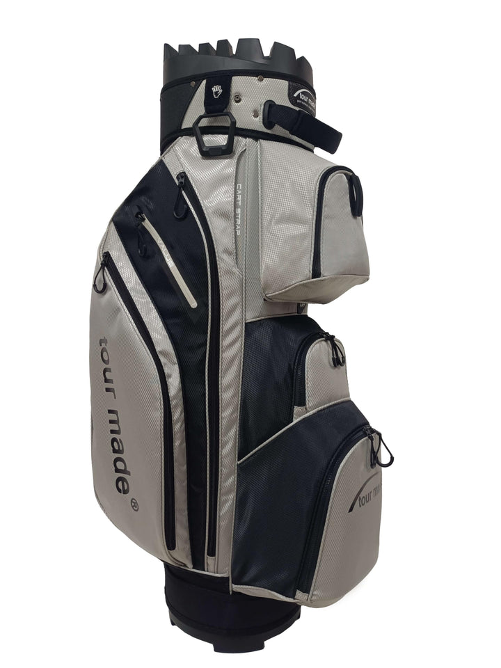 Tour Made Golfbag Cartbag ohne Schlägerklappern I grosses Kühlfach I Herren &amp; Damen I Golf Bag mit O