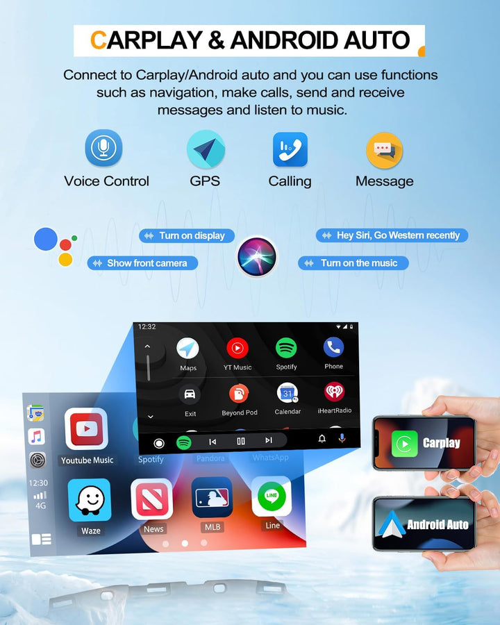 CAMECHO Android 13 Autoradio mit Navi für BMW X1 E84(2009-2016),10.1 Zoll Bildschirm Doppel Din Auto