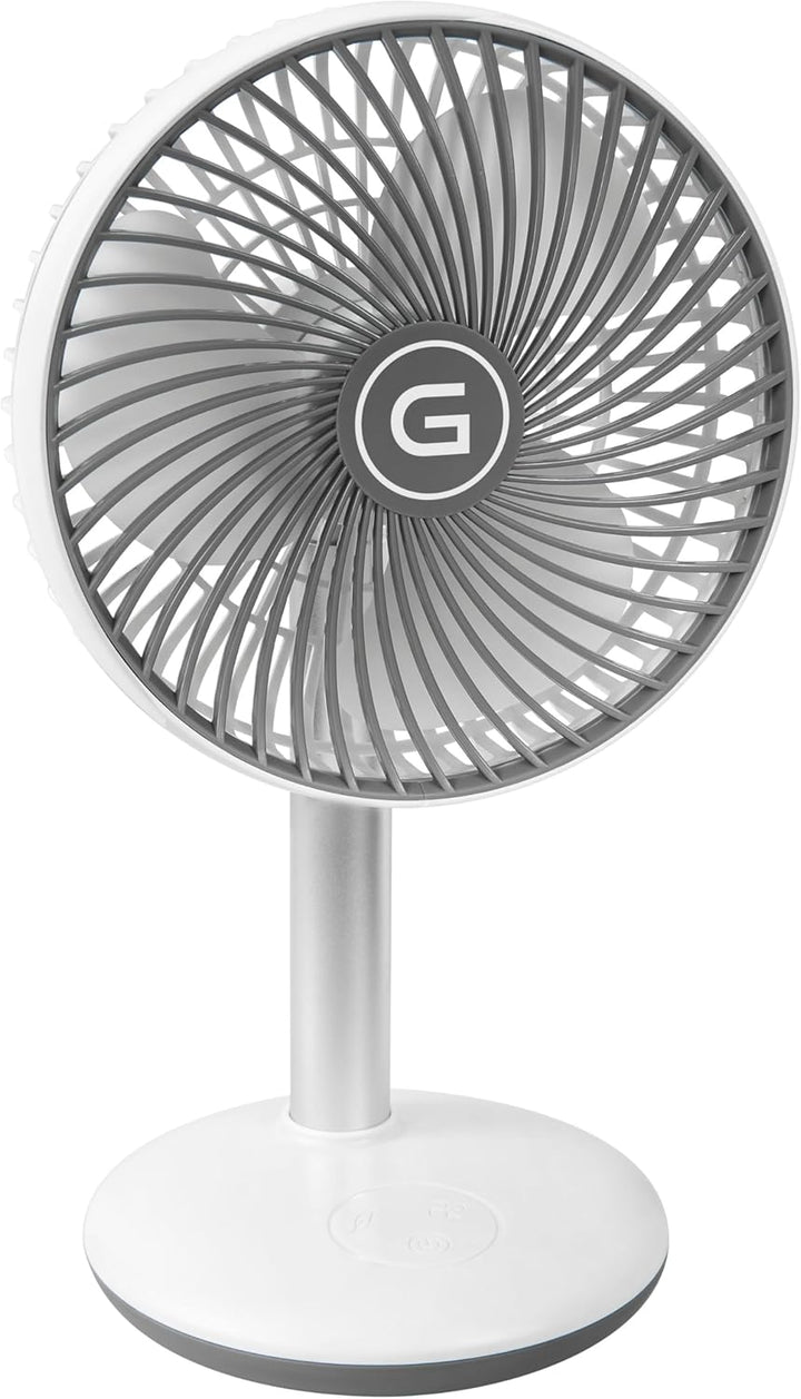 Gutfels Akku-Tisch-Ventilator VENTI 3010 R | Lithium Ionen Akku 4.000 mAh | Touchbedienung | 4 Gesch