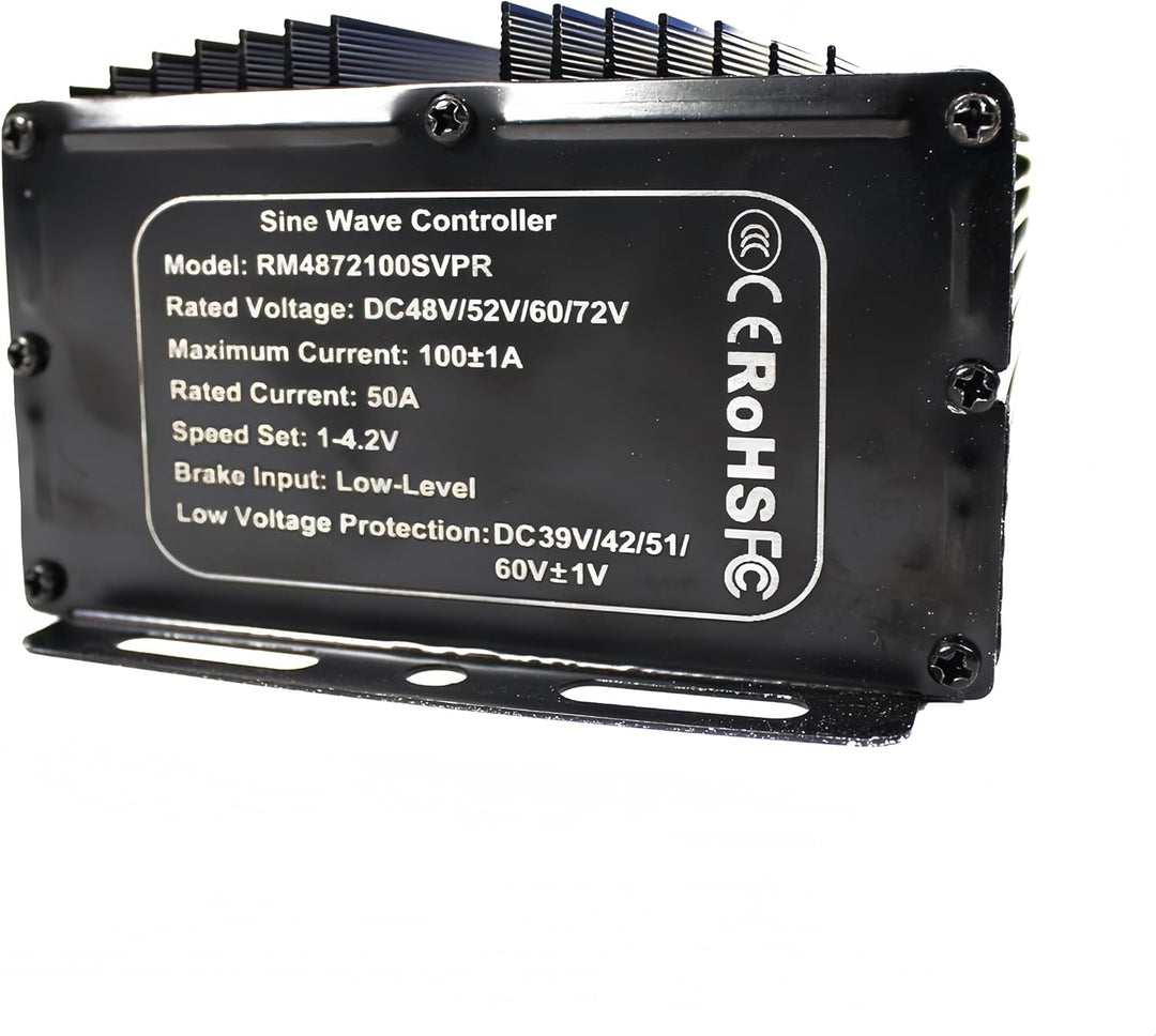 48V/60V/72V 3000W-5000W 100A Sinus Wave Ebike 24 Mosfet Controller Mit/Ohne LCD-Display Mit Regenera