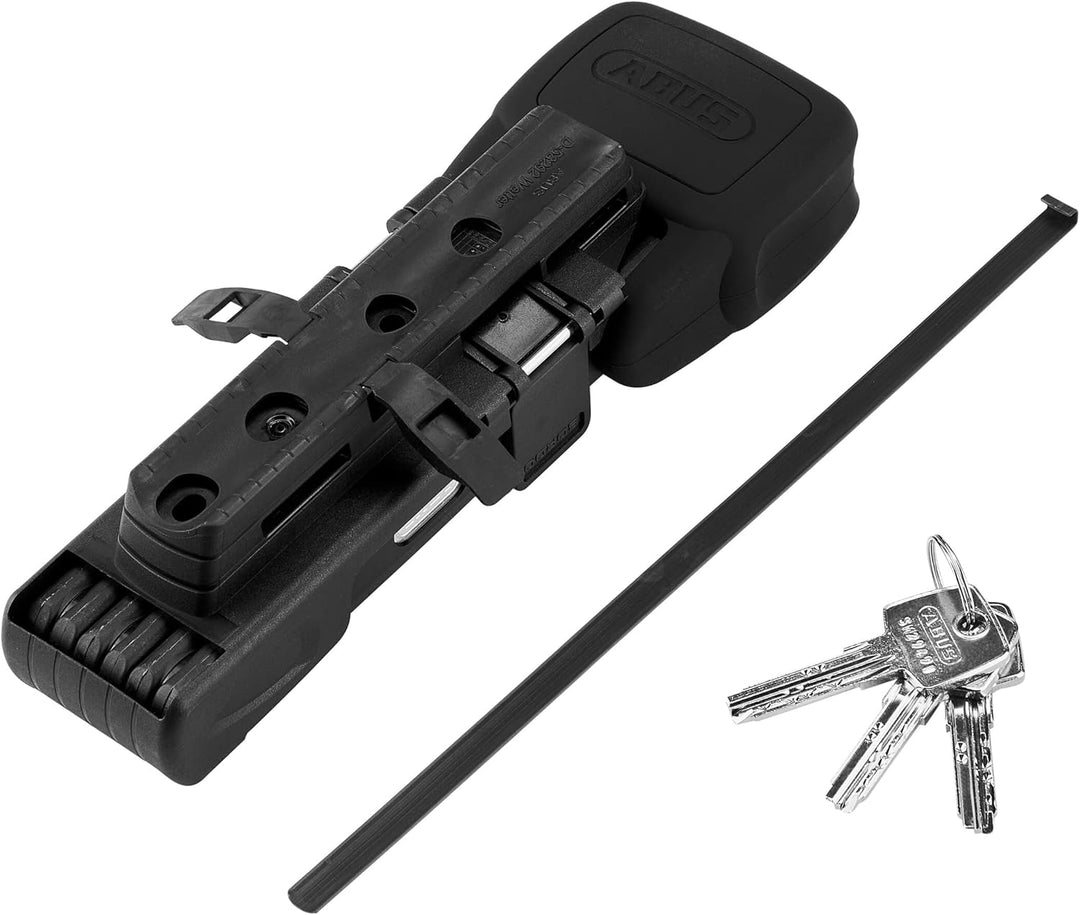 ABUS Unisex – Erwachsene 6000PZ/90 BK SH Faltschlösser, Unifarben, universal