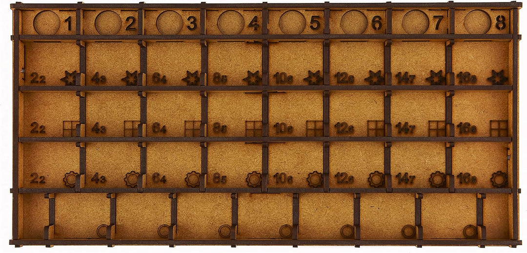 docsmagic.de Organizer Insert for Eclipse: The Second Dawn for The Galaxy Board Game Box - Einsatz,