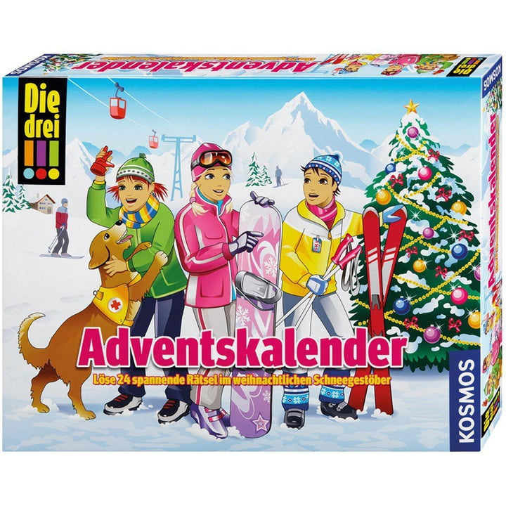 Kosmos Die DREI ??? Kids 631185 - Adventskalender 2016 - Löse 24 spannende Rätsel im weihnachtlichen