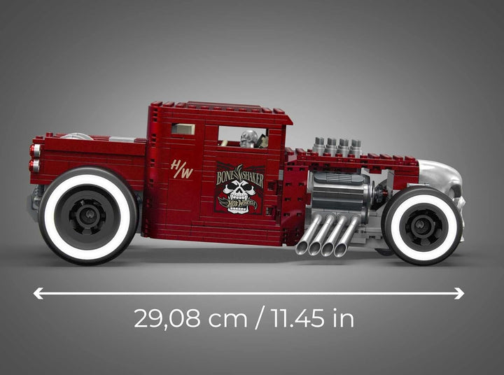 MEGA Construx HBD50 - Hot Wheels Bone Shaker Bauset, Bauset mit 904 Bausteinen, Spielzeug ab 10 Jahr