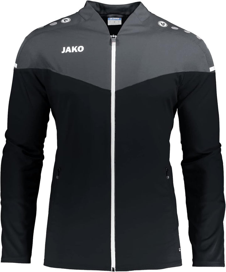 JAKO Damen Champ 2.0 Präsentationsjacke 34 schwarz/anthrazit, 34 schwarz/anthrazit
