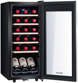 Kalamera Weinkühlschrank, 18 Flaschen 51 Liter Weinkühlschrank klein mit Kompressor, 5-18°C Kühlzone
