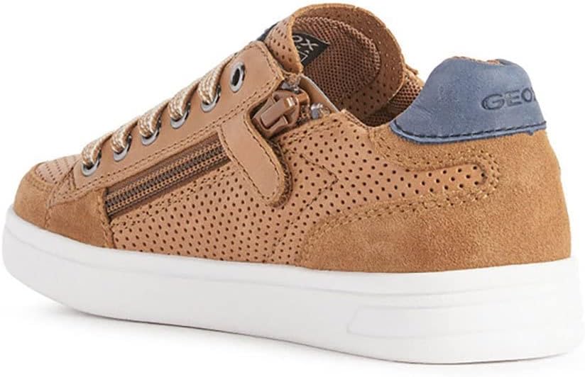 Geox Jungen J Djrock Boy B Sneakers 30 EU Cognac Navy, 30 EU Cognac Navy