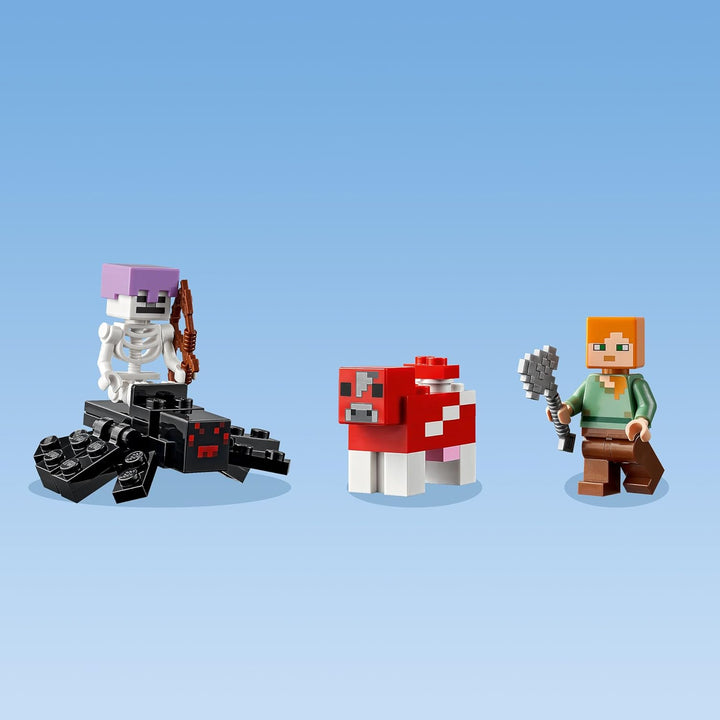 LEGO Minecraft The Mushroom House 21179 Building Kit; Toy House Playset; Great Gift for Kids and Pla