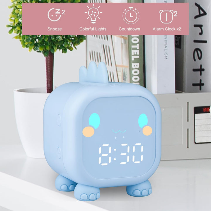 Digitaler Kinderwecker für Jungen Und Mädchen 4–16 Jahre | Multifunktionaler Wecker Kinder mit Bunte