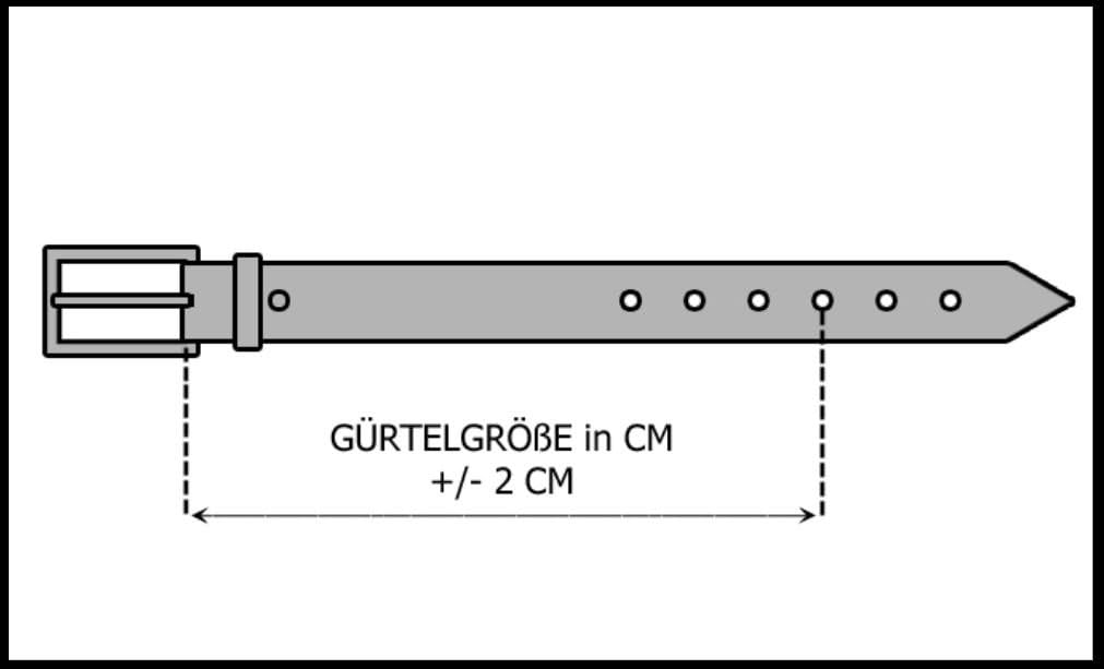 Redbridge Herren Gürtel Echt Leder Leather Belt Ledergürtel 85 Weiss, 85 Weiss