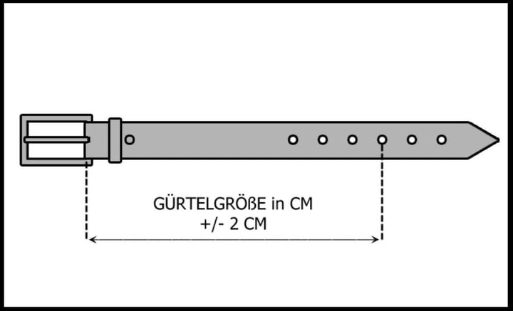 Redbridge Herren Gürtel Echt Leder Leather Belt Ledergürtel 85 Weiss, 85 Weiss
