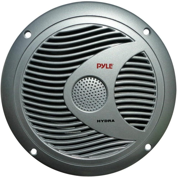 2 PYLE PLMR60S 18 cm 180 mm silber doppelkonus lautsprecher wasserdicht meer pool boot hotel restaur