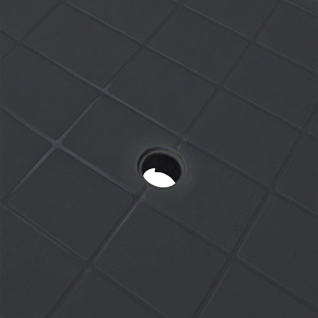 vidaXL Gartentisch Kunststoff Balkontisch Esstisch Campingtisch Terrasse Tisch 101 x 68 x 72 cm Anth