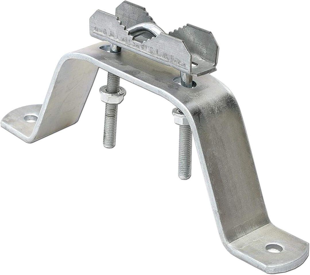 Wandbefestigung/Masthalterung aus hochwertigem Stahl 10 cm - Mast- oder Stangenbefestigung bis 60 mm