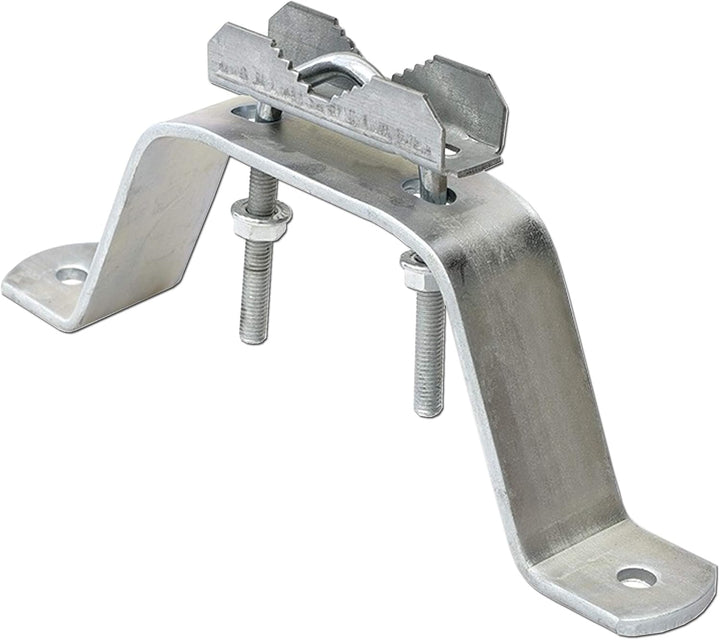 Wandbefestigung/Masthalterung aus hochwertigem Stahl 10 cm - Mast- oder Stangenbefestigung bis 60 mm